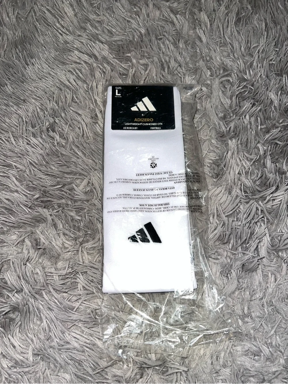 adidas Adizero 2 Football Cushioned Over-the-Calf Socks
